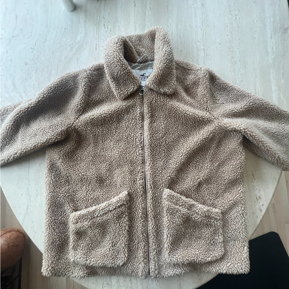 Oversized teddy coat - hollister - size: XL